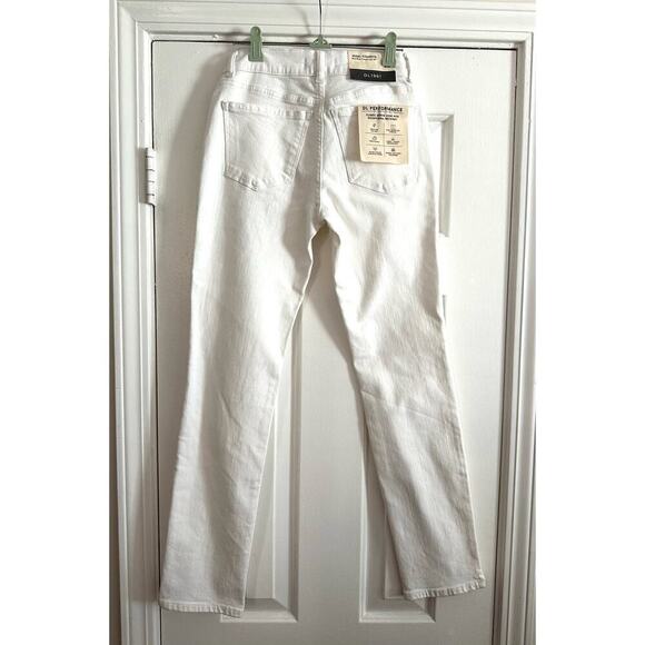 DL1961 Angel Cigarette Mid Rise Instasculpt 29” Milk White Jeans Pants - Sz 24 - Picture 4 of 7
